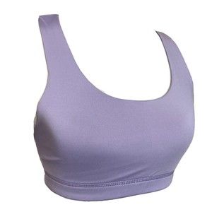 Icyzone Sports Bra for Women Purple Size S Racerback Lined Soft Comfort